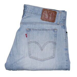 Levis 527 Low Bootcut Jeans Men's Size 36x32 Light Wash Distressed Soft Denim